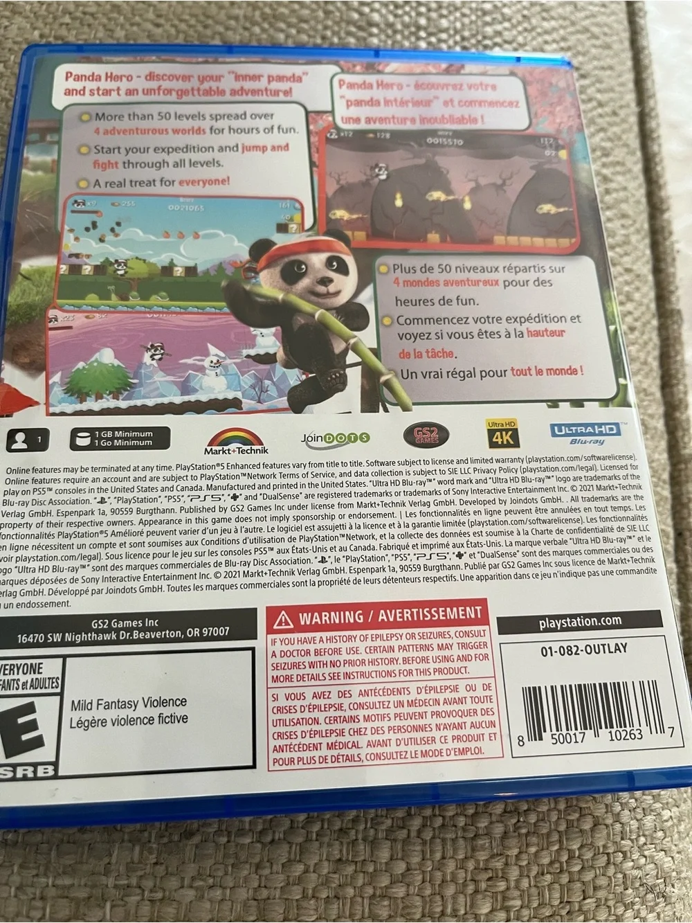 Sony PS5 Panda Hero Remastered - Black, White & Green